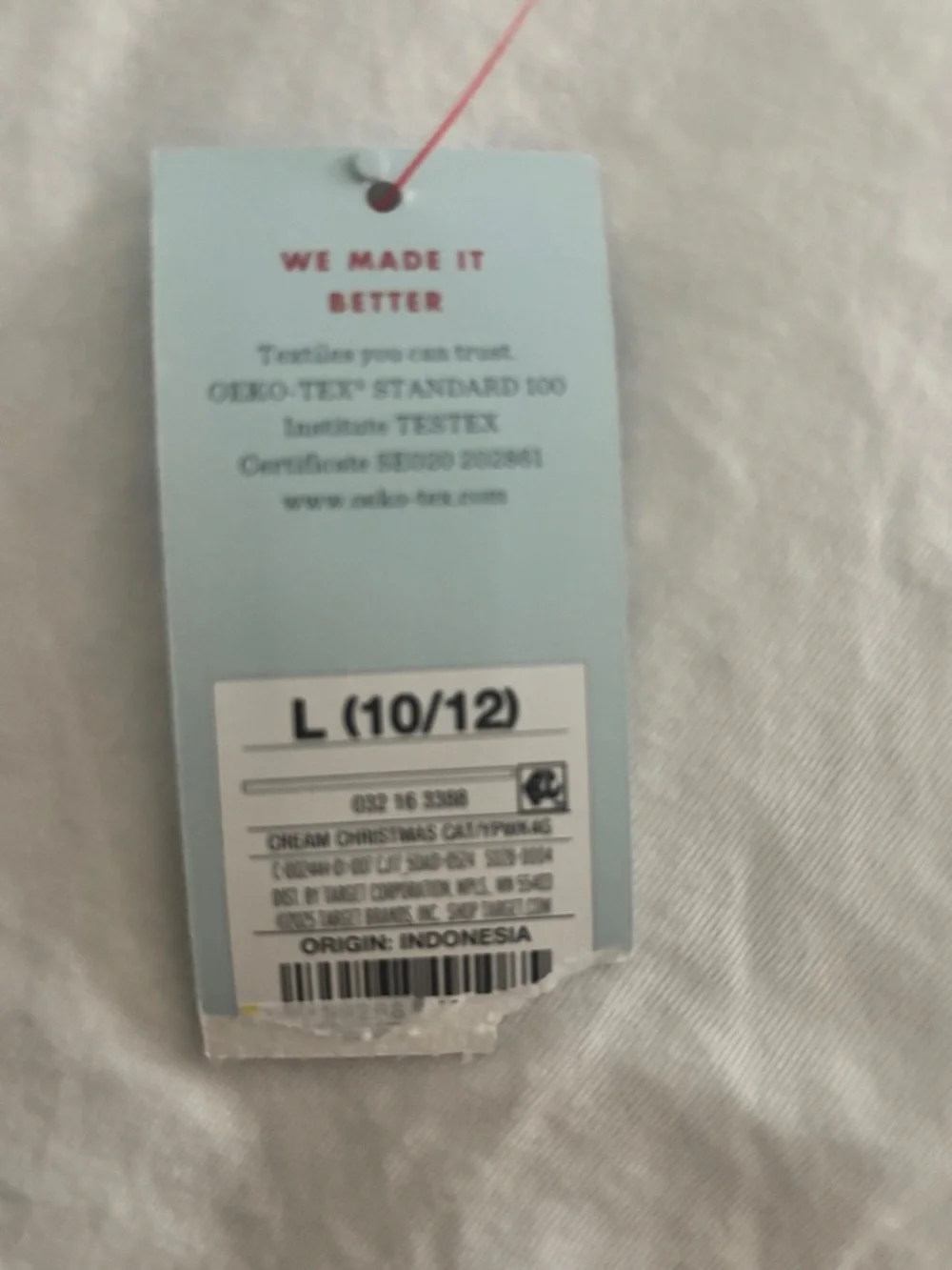 Cat & Jack White Long Sleeve Tee with Green and Pink Sequin Glasses - Picture 6 of 8